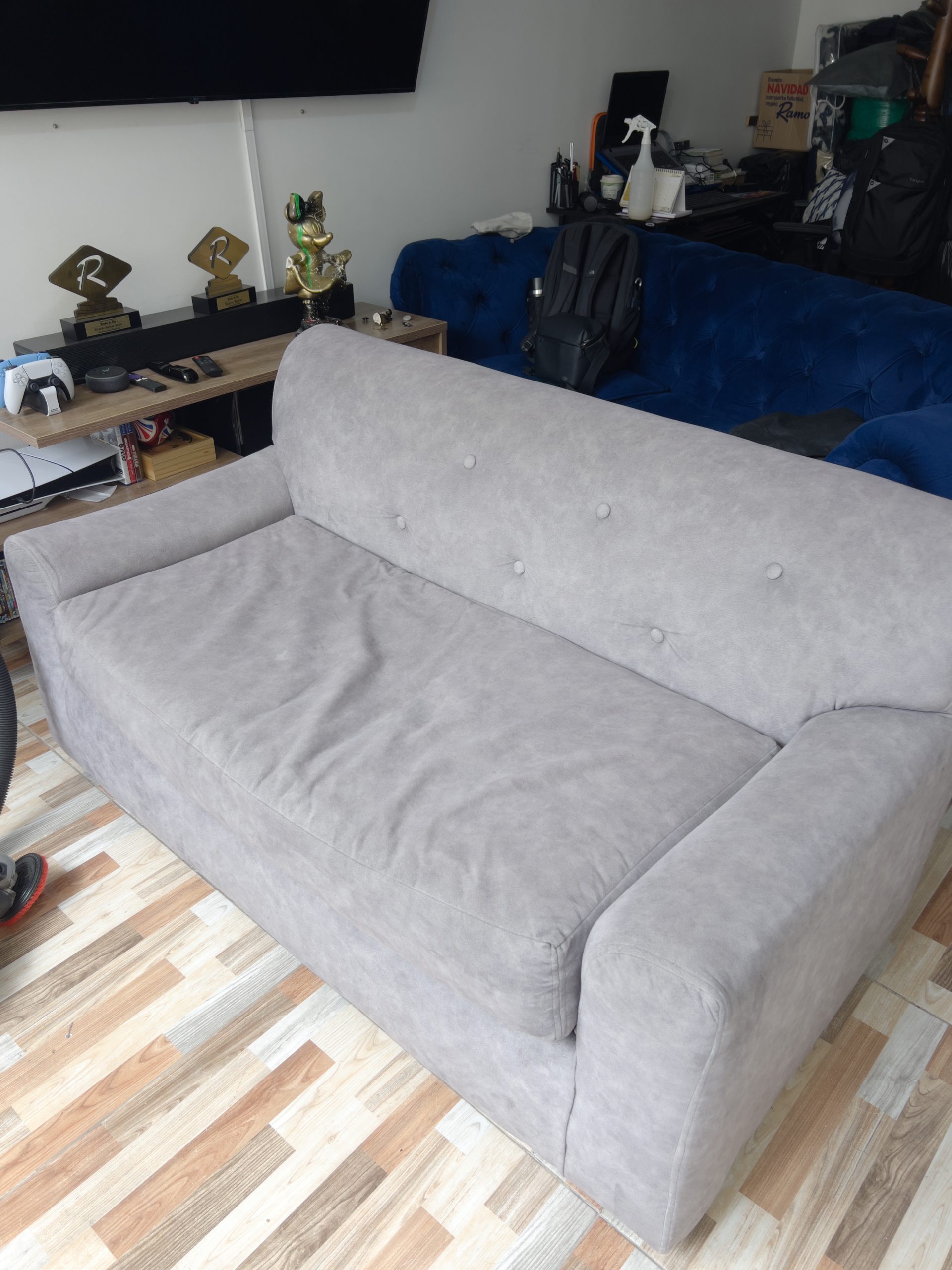 Resultado limpieza de sofá Lavafresh